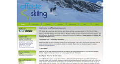 Desktop Screenshot of offpisteskiing.com